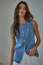 Load image into Gallery viewer, Stella Denim Vest
