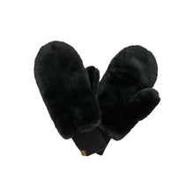 Load image into Gallery viewer, Faux Fur Mittens

Black, Coffee, Mocha, Rose
