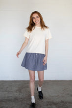 Load image into Gallery viewer, Carly Skirt - Navy Stripe
