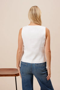 Carmy Vest - White