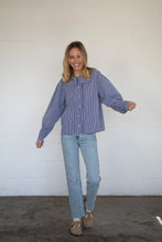 Load image into Gallery viewer, Charlotte Blouse - Navy (TBT 14077)
