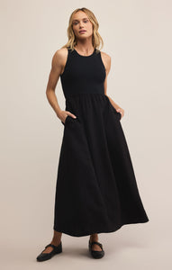 Charlotte Midi Dress - Black