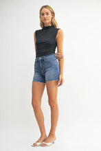 Load image into Gallery viewer, Classic High Rise Shorts -Med Denim - BH509J
