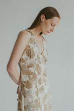 Load image into Gallery viewer, Meghan Midi Dress - Khaki Print
