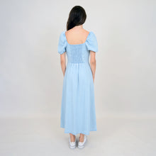 Load image into Gallery viewer, Dania Puff Sleeve Dress - Denim Blue
