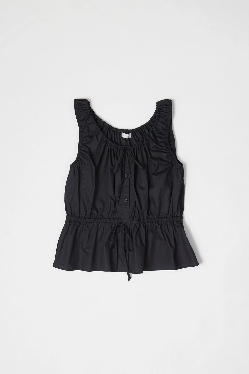 Darla Top - Black - White - Line