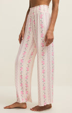 Load image into Gallery viewer, Dawn Boudoir Pants - Vanilla Ice w/ Floral Print
