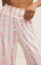 Load image into Gallery viewer, Dawn Boudoir Pants - Vanilla Ice w/ Floral Print
