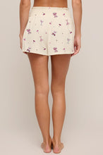 Load image into Gallery viewer, Dawn Martini Shorts - Martini Glass Print on Vanilla Ice
