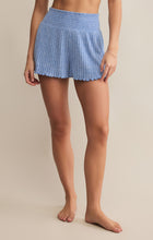 Load image into Gallery viewer, Dawn Smocked Rib Shorts - Riviera
