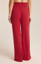 Load image into Gallery viewer, Dawn Smocked Rib Pants - Haute Red
