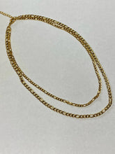 Load image into Gallery viewer, Figaro Dbl Strand Necklace
