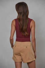 Load image into Gallery viewer, Dbl Layer Full Length Tank - Sangria - Black (S1187N)

