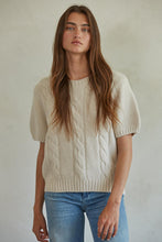 Load image into Gallery viewer, Devon Pullover Sweater - Pale Beige (Style W1615)
