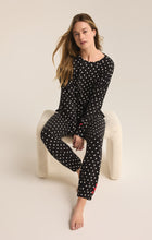 Load image into Gallery viewer, Dot Life Jogger - Black w/ Ivory Dots
