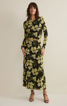Load image into Gallery viewer, Eda Ren Floral Mesh Midi Skirt - Sunnyside
