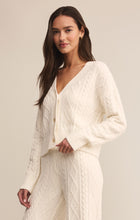 Load image into Gallery viewer, Elsa Cable Cardigan - Vanilla Ice
