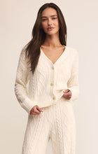 Load image into Gallery viewer, Elsa Cable Cardigan - Vanilla Ice
