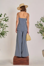 Load image into Gallery viewer, Vertical Striped Wide Leg Pants - Blue Multi (Style #HN5018P)
