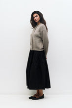 Load image into Gallery viewer, Esme Tiered Skirt - Black - Brown

