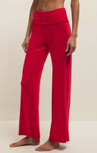 Load image into Gallery viewer, Essential Fold Over Pants - Kiss Me Red

