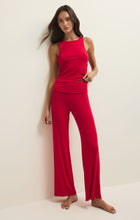 Load image into Gallery viewer, Essential Fold Over Pants - Kiss Me Red
