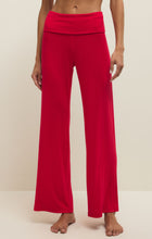 Load image into Gallery viewer, Essential Fold Over Pants - Kiss Me Red
