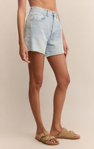 Everyday Hi-Rise Denim Shorts - Faded Indigo