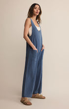 Load image into Gallery viewer, Everyday Jersey Denim Jumpsuit - Vintage Indigo
