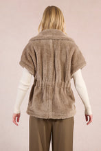 Load image into Gallery viewer, Faux Fur Sleeveless Jacket - Brown (Style: HA109DH)
