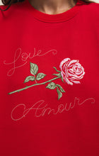 Load image into Gallery viewer, First Date Sweatshirt - Kiss Me Red
