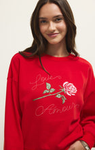 Load image into Gallery viewer, First Date Sweatshirt - Kiss Me Red
