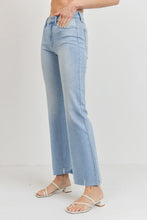 Load image into Gallery viewer, Bligh Flare Jean w/ Hem Detail - Light Wash
