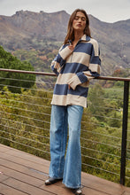 Load image into Gallery viewer, Fontaine Sweater - Navy/Cream - Green/Ivory (Style W2199)
