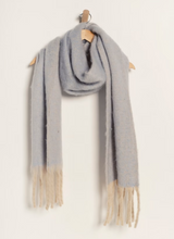 Load image into Gallery viewer, Free People Winter Chill Blanket Scarf

Style No. 104453592; Color Code:  5413 (Blue)
