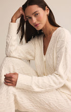 Load image into Gallery viewer, Elsa Cable Cardigan - Vanilla Ice

