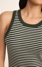 Load image into Gallery viewer, Goodwin Striped Midi Dress - Dark Agave
