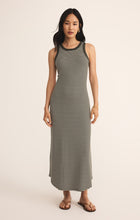 Load image into Gallery viewer, Goodwin Striped Midi Dress - Dark Agave
