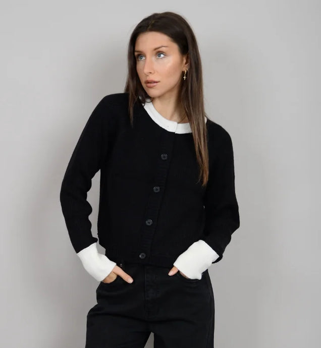 Gregoriana Cardigan - Black (Style #73S155S)