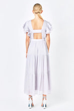 Load image into Gallery viewer, Open Back Maxi Dress - Silver Grey
