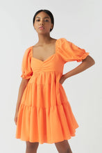 Load image into Gallery viewer, Classic Sweetheart Mini Dress - Orange
