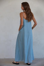 Load image into Gallery viewer, Half Moon Bay Maxi Dress - Dusty Blue
