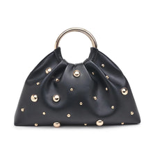 Load image into Gallery viewer, Harper Studded Clutch -Black
