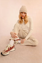 Load image into Gallery viewer, Herringbone Jogger - Cream or Black
