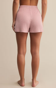 Horizon Rib Shorts - Pearl Pink