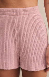 Horizon Rib Shorts - Pearl Pink