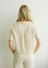 Load image into Gallery viewer, Indie Textured Lounge Top - Cream
