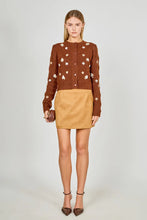 Load image into Gallery viewer, Floral Cardigan - Brown (Style JJ1029J)
