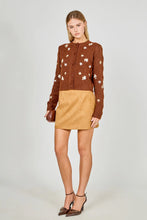 Load image into Gallery viewer, Floral Cardigan - Brown (Style JJ1029J)
