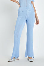 Load image into Gallery viewer, Scallop Detail Sweater &amp; Pant Set - Powder Blue
